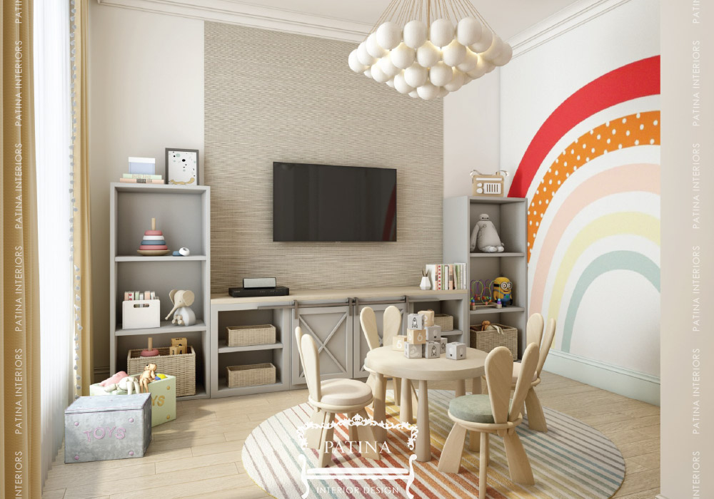 Kids Playroom Interior Design Portfolio | Patina Interiors