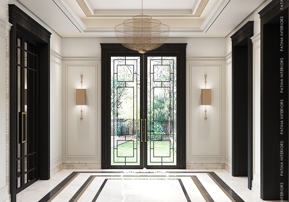 Entrance Lobby Design Portfolio | patina Interiors, Abu Dhabi, UAE ...