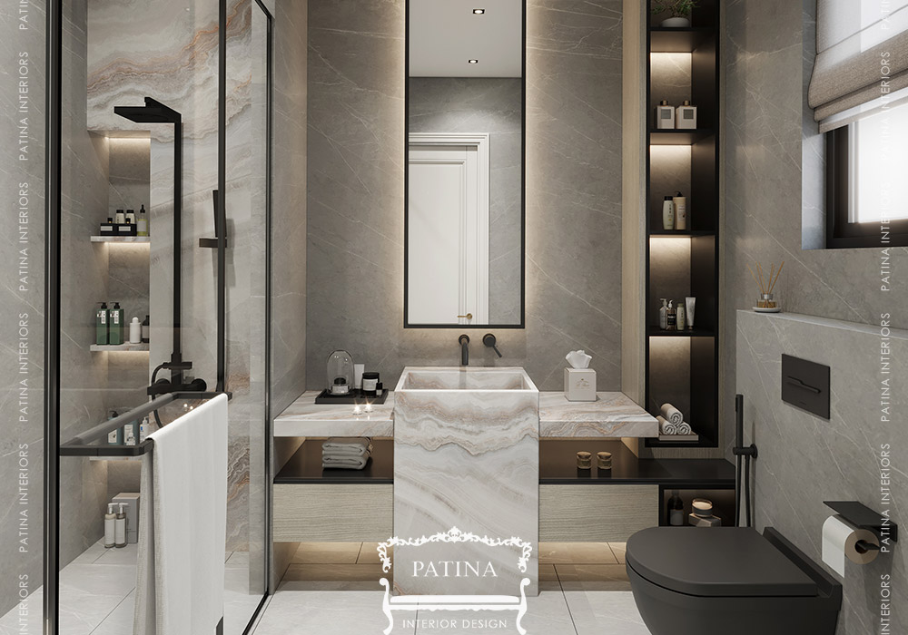 Luxury Bathroom Design Portfolio | Patina Interiors, UAE.Patina ...