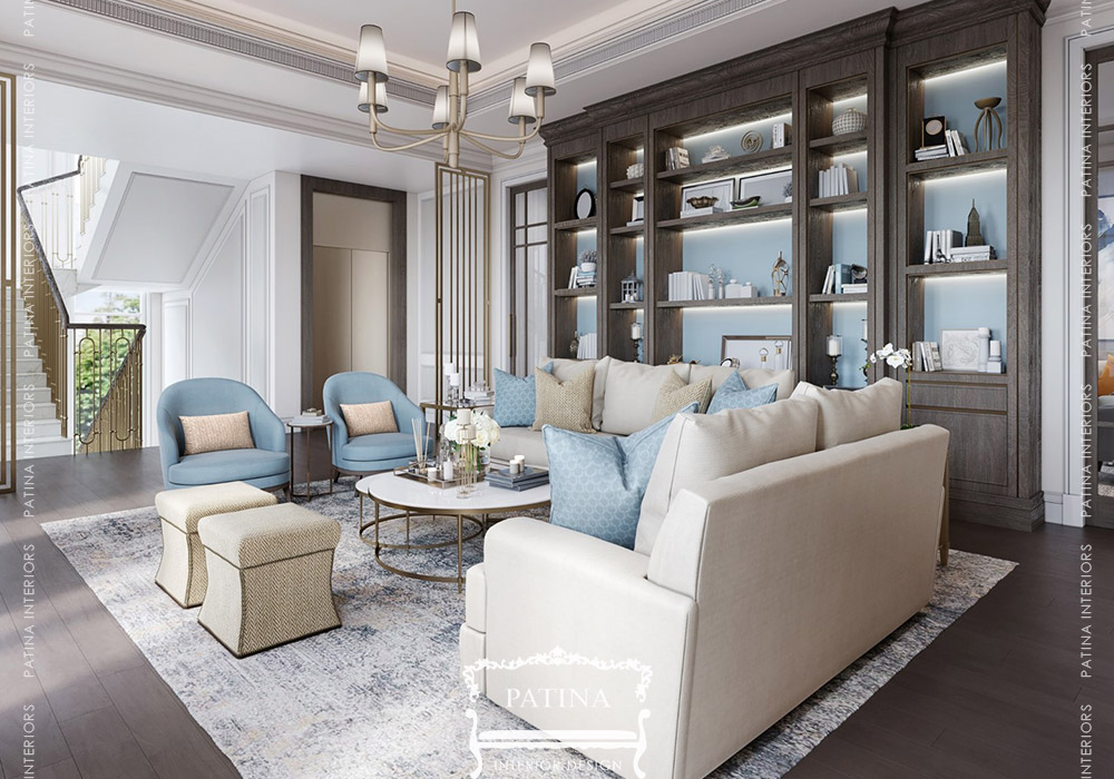 Luxury Living Room Interior Design Projects | Patina InteriorsPatina ...