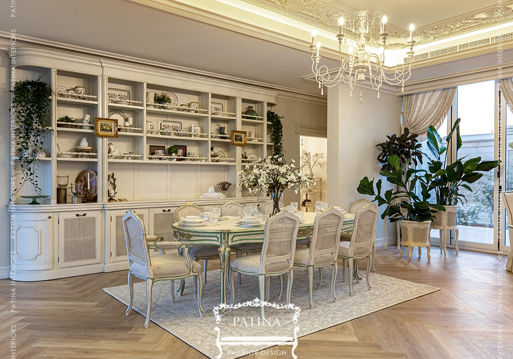 Classic French Style Majlis Design | Abu Dhabi - Patina InteriorsPatina ...