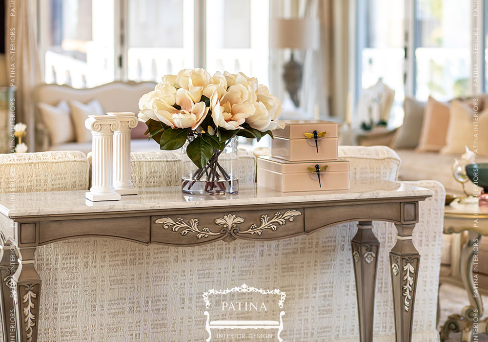 Classic French Style Majlis Design | Abu Dhabi - Patina InteriorsPatina ...