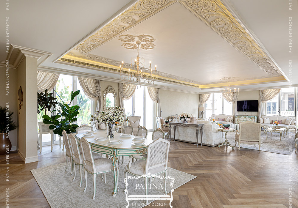 Classic French Style Majlis Design | Abu Dhabi - Patina InteriorsPatina ...