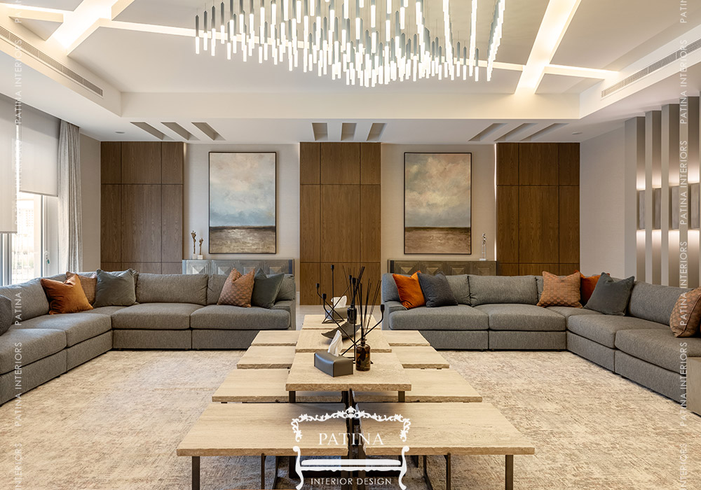 Lavish Men Majlis Design - Interior Design Project in Abu DhabiPatina ...