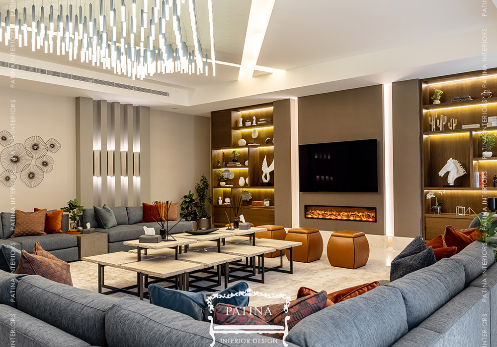 Lavish Men Majlis Design - Interior Design Project in Abu DhabiPatina ...