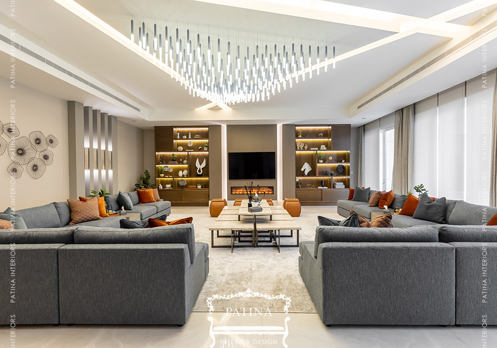 Lavish Men Majlis Design - Interior Design Project in Abu DhabiPatina ...
