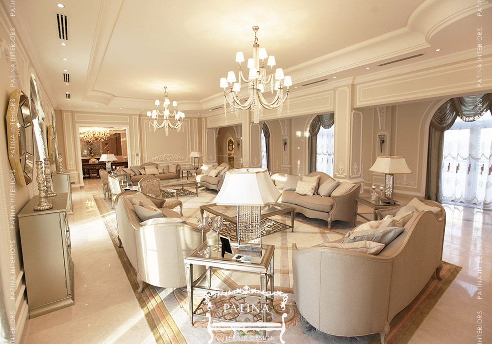 White Pearl Luxury Villa Interior Design Abu Dhabi, UAE | Patina ...